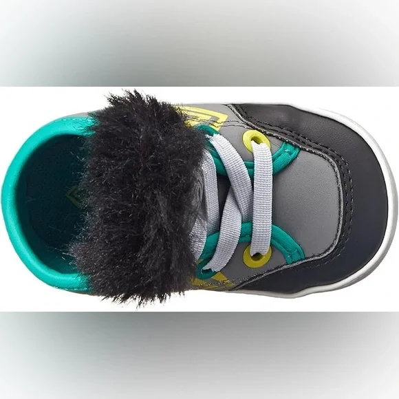 Host Pick🎈FEIYUE Baby Unisex Delta Mid Animal Fur-Lined Shoes Gorilla - Size 2 - Picture 5 of 16